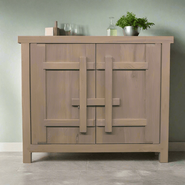 Coastline Woodlock 2 Door Cabinet - Grey Wash at online8 furniture store Auckland