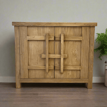 Coastline Woodlock 2 Door Cabinet - Natural at online8 furniture store Auckland