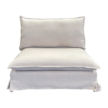 Coda Slip Cover Club Chair - Pumice at online8 furniture store Auckland