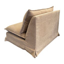 Coda Slip Cover Club Chair - Sand at online8 furniture store Auckland