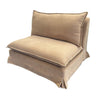 Coda Slip Cover Club Chair - Sand at online8 furniture store Auckland