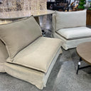 Coda Slip Cover Club Chair - Sand at online8 furniture store Auckland