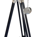Cohasset Double Barrel Nickel Finish Floor Telescope on Tripod at online8 furniture store Auckland