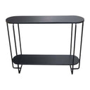 Colab Metal Console Table - Black at online8 furniture store Auckland