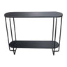 Colab Metal Console Table - Black at online8 furniture store Auckland
