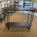 Colab Metal Console Table - Black at online8 furniture store Auckland