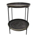 Colette Table Aztec - Dark Grey at online8 furniture store Auckland