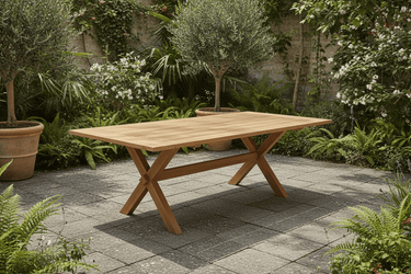 Colonial Teak Outdoor Dining Table – Sika Design at Online8 Furniture Auckland NZ