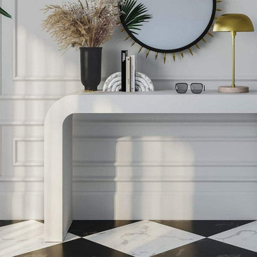 Concrete Asahi Console Table at online8 furniture store Auckland