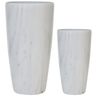 Cone Marble Resin Planter - Indoor at online8 furniture store Auckland