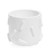 Confetti Cement Planter White at online8 furniture store Auckland