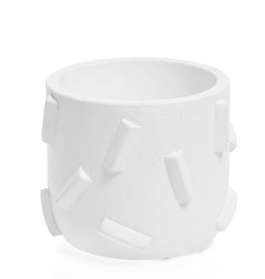 Confetti Cement Planter White at online8 furniture store Auckland