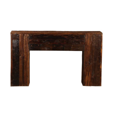 Console Table - Railway Sleeper Wood at online8 furniture store Auckland