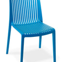 Cool Dining Chair Blue - Indoor | Outdoor at online8 furniture store Auckland
