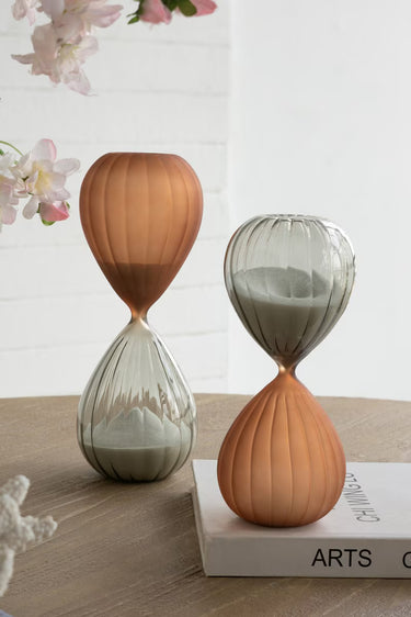 Copper & Grey Hour Glass - Large at Online8 Furniture Auckland NZ
