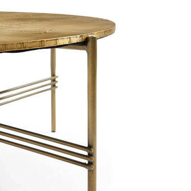 Copper Side Table Set/2 at online8 furniture store Auckland