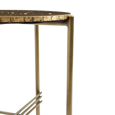 Copper Side Table Set/2 at online8 furniture store Auckland