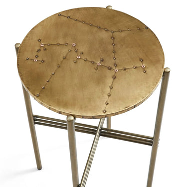 Copper Side Table Set/2 at online8 furniture store Auckland