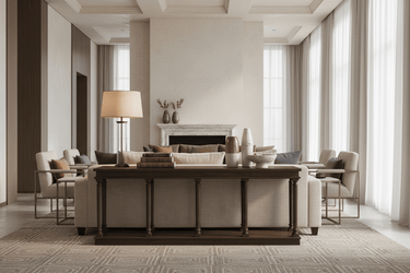 Corinthian Console Table - Reclaimed Elm 2400mm at Online8 Furniture Auckland NZ