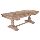 Country Double Extension Dining Table at online8 furniture store Auckland