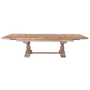 Country Double Extension Dining Table at online8 furniture store Auckland