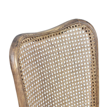 Country Oak Rattan Dining Chair at online8 furniture store Auckland