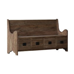 Countryside Hallway Bench - Reclaimed Elm at Online8 Furniture Auckland NZ