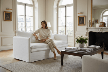 Courtenay 2 Seat Slip Cover Sofa - Cloud at Online8 Furniture Auckland NZ