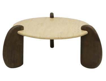 Cove Travertine Coffee Table - Large at online8 furniture store Auckland