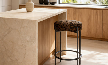 Crown Barstool - Brown /Black at Online8 Furniture Auckland NZ
