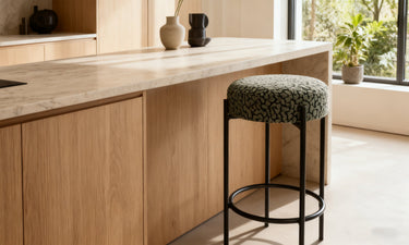 Crown Barstool - Olive /Black at Online8 Furniture Auckland NZ