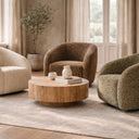 Crown Leopard Print Swivel Chair - Black/Brown at Online8 Furniture Auckland NZ