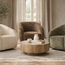 Crown Swivel Chair - Olive/Black at Online8 Furniture Auckland NZ