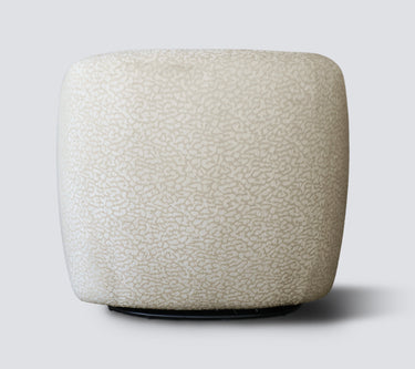 Crown Swivel Chair - Taupe/Natural at Online8 Furniture Auckland NZ