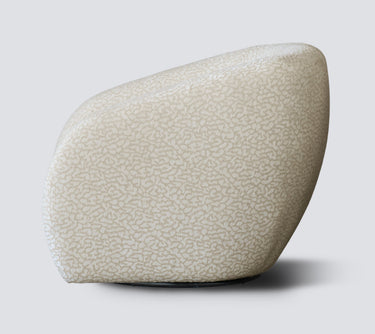 Crown Swivel Chair - Taupe/Natural at Online8 Furniture Auckland NZ