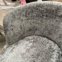 Cruiz Swivel Chair - Charcoal Chenille at online8 furniture store Auckland