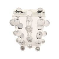 Crystal Ball Vase 25cm at online8 furniture store Auckland