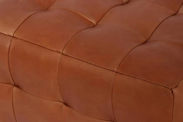 Cube Leather Ottoman at online8 furniture store Auckland