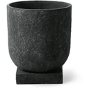 Cut Stone U Pot with Square Base at online8 furniture store Auckland
