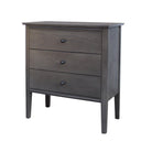 Cyrus 3 Drawer Bedside Table at online8 furniture store Auckland