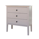 Cyrus 3 Drawer Bedside Table at online8 furniture store Auckland