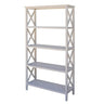 Cyrus 4 Tier Bookcase - White at online8 furniture store Auckland