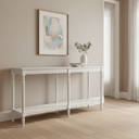 Cyrus Console Table - Pearl White at Online8 Furniture Auckland NZ