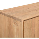 Compact 50cm wide Da Vinci bedside table in warm natural timber