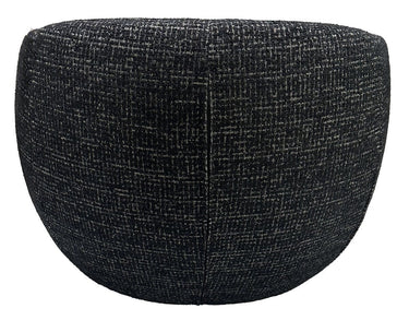 Daisey Swivel Accent Chair - Black & Silver at online8 furniture store Auckland