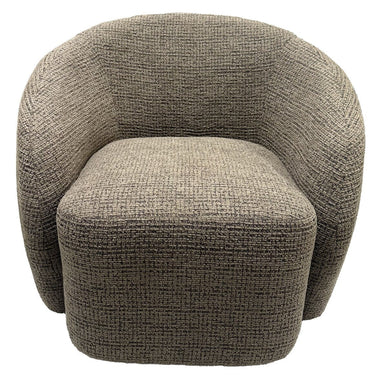 Daisey Swivel Accent Chair - Caramel & Black at online8 furniture store Auckland