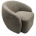 Daisey Swivel Accent Chair - Caramel & Black at online8 furniture store Auckland