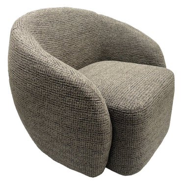 Daisey Swivel Accent Chair - Caramel & Black at online8 furniture store Auckland