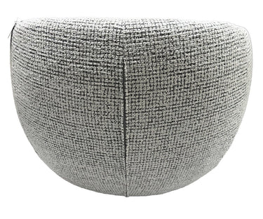 Daisey Swivel Accent Chair - White & Black at online8 furniture store Auckland