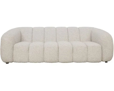 Dani 3 Seater Sofa, 235 x 105 x 73cm with a sculptural channelled form